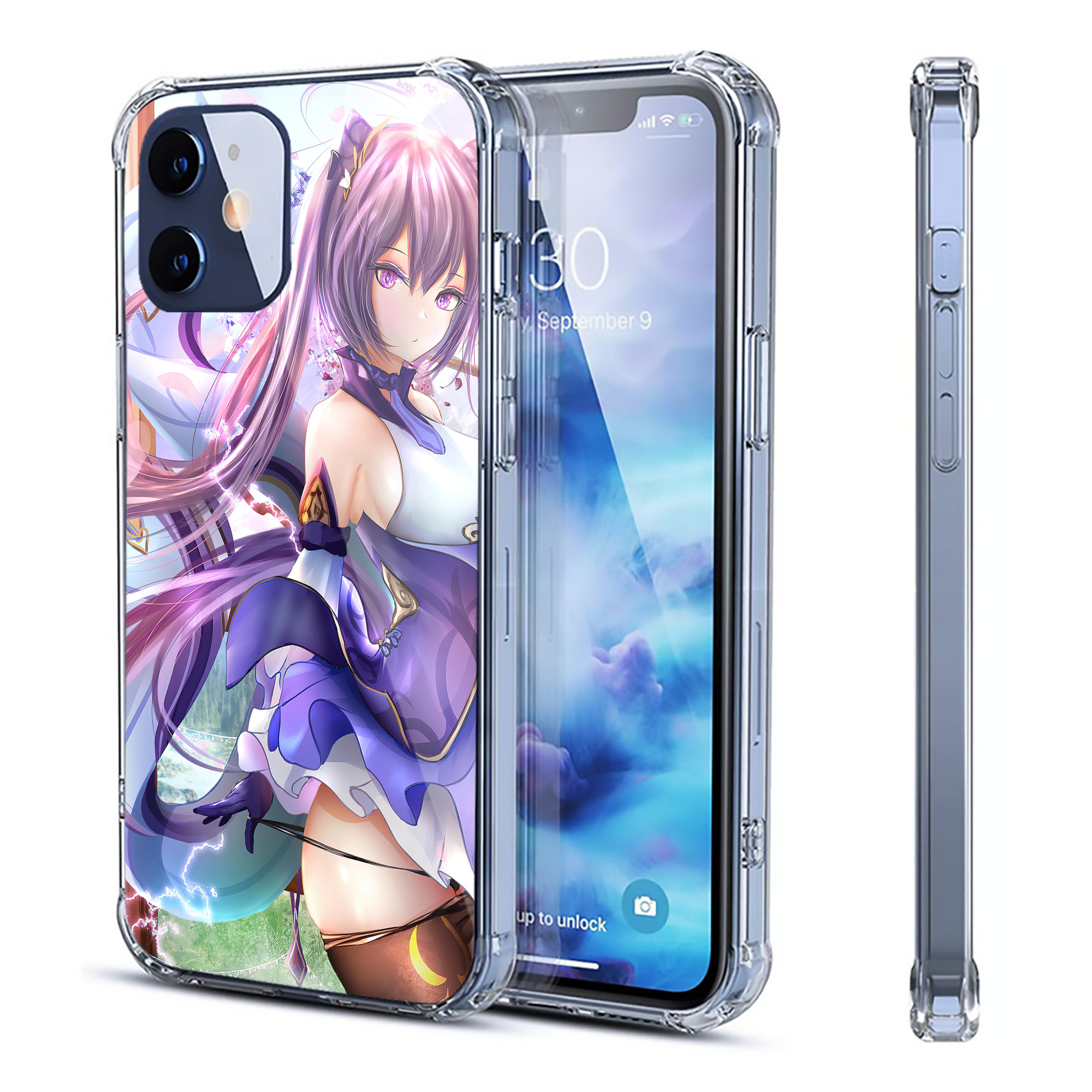 げんし神 genshin 【iPhone 12シリーズ対応】透明スマホケース（クリアソフトケース）